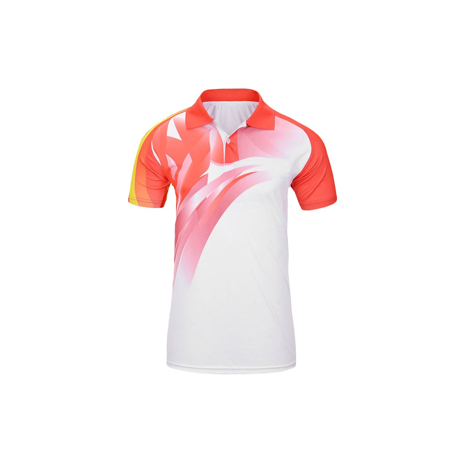 香港訂製Polo恤 — 運動快乾幾何圖案男裝 Polo Shirt | Printyeala 印嘢啦 一件起印